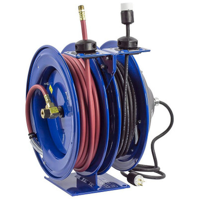 Coxreels Electric Air Reel 50' Air Hose with Extension Cord (C-L350-5016-A)