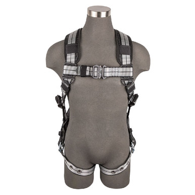 Opens dialog Safewaze 020-1232 - PRO+ Slate Full Body Harness: Alu 1D, Alu QC Chest, TB Legs (XL)