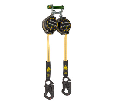 Opens dialog Safewaze 020-5221 - Latitude Pro Arc Flash 7' Dual Web Retractable w/ Dielectric Snap Hooks