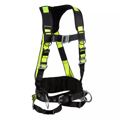 Opens dialog Safewaze 021-1454 - PRO Construction Harness: 3D, QC Chest, QC Legs, Free Floating Waist Pad(2X)