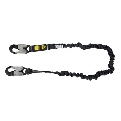 Opens dialog Safewaze 023-2109 - Arc Flash 6' Energy Absorbing Lanyard: Aramid, Alu Snap Hook