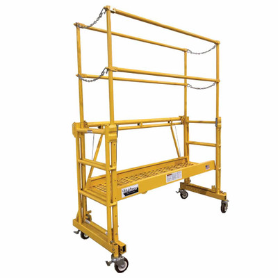 Paragon Pro 6'x19" Deck 7' Tele-Tower Adjust. Work Platform (1101-610)