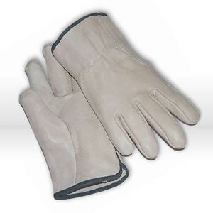 Protective Industrial Products PIP68101S Top Grain Cowhide Driver's Gloves, Straight Thumb, Small