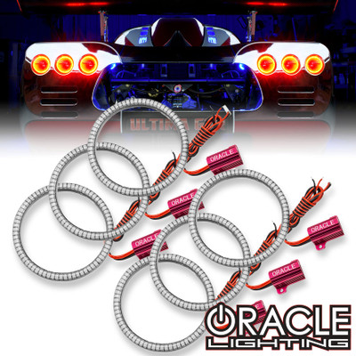 Oracle Lighting Ultima GTR Surface Mount LED Tail Light Halo Kit - 4 Rings (1290-003)