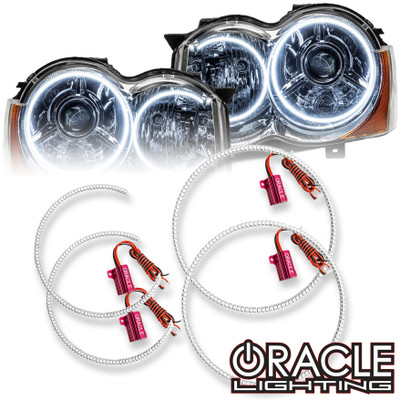 Oracle Lighting 2008-2010 Jeep Grand Cherokee LED Headlight Halo Kit (1298-001, 1298-330, 1298-333, 1298-334, 1298-335, 1298-504)