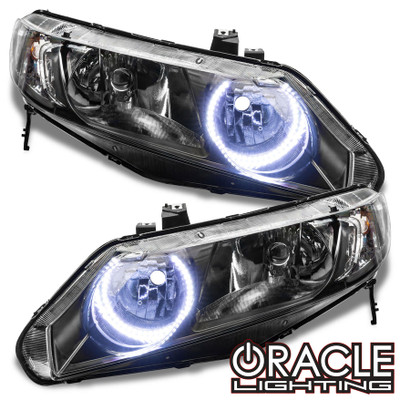 Oracle Lighting 2006-2011 Honda Civic Sedan LED Headlight Halo Kit (1333-001, 1333-002, 1333-007, 1333-330, 1333-333, 1333-334, 1333-335, 1333-504)