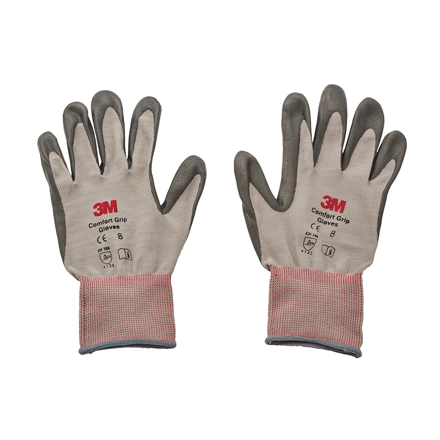 3M WX300942181 Comfort Grip General Use Work Glove Large Pack of 2
