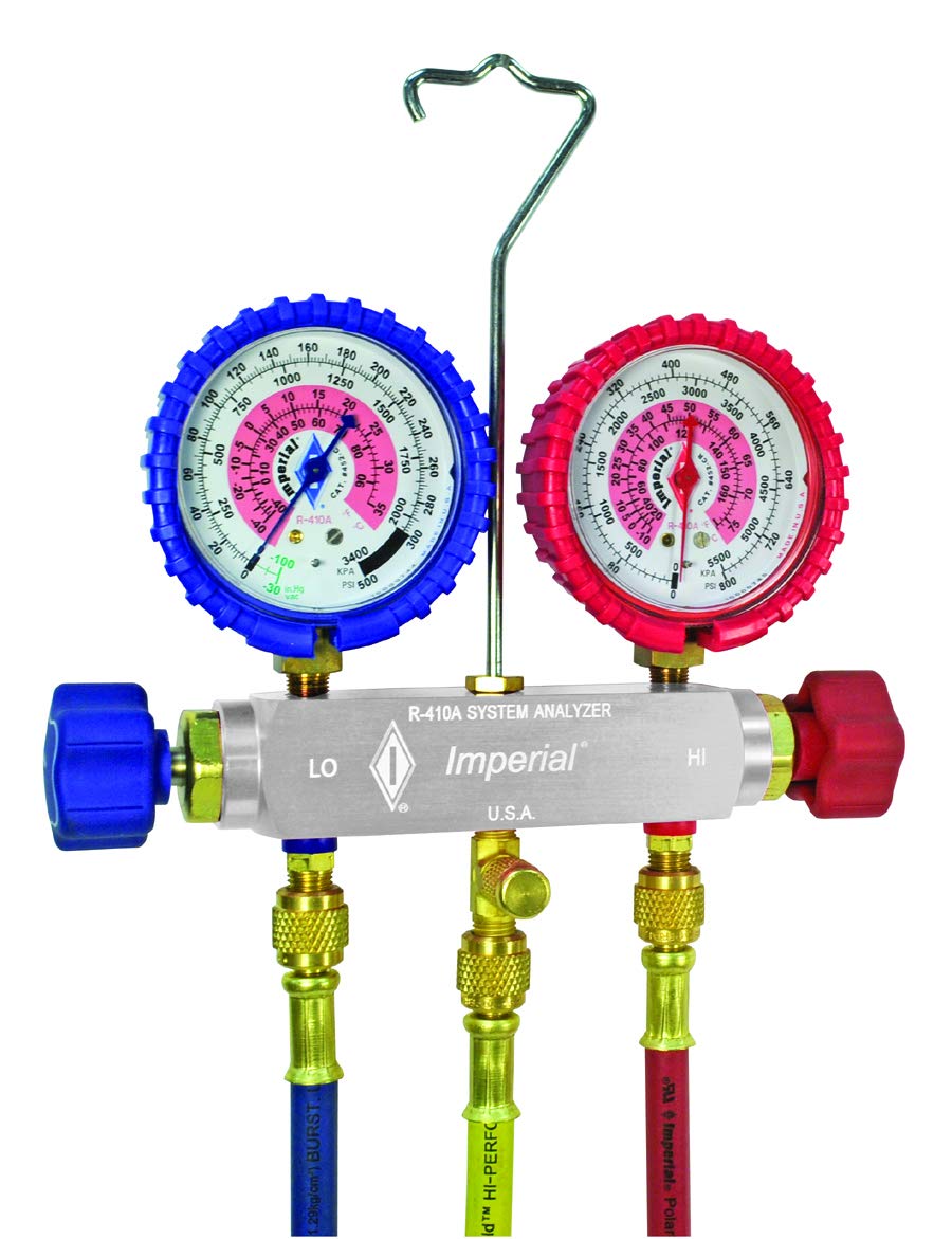 Imperial 511C R-410A Refrigeration and Air-Conditioning Service 2 Valve Manifold
