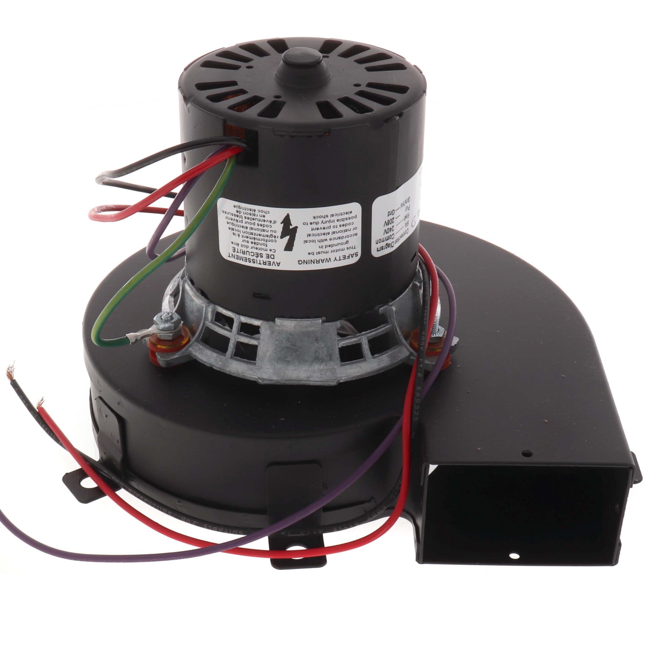Fasco A193 2-Speed 1/35 HP 3480 RPM Trane Inducer Blower Motor 208/240V