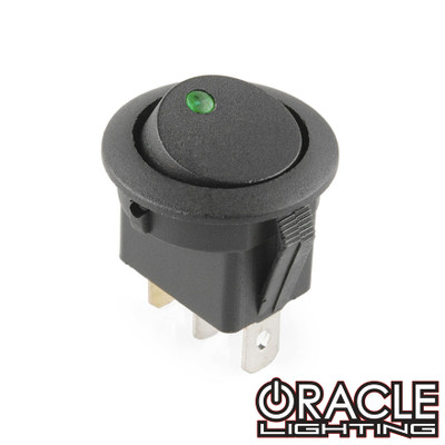 Oracle Lighting Illuminated LED Rocker Switch Green 12V 15A (2007-504)