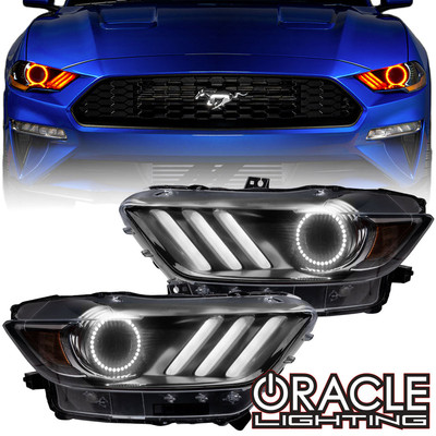 Oracle Lighting 2015-2017 Ford Mustang V6/GT/Shelby ColorSHIFT DRL Upgrade w/ Halo Kit (2267-330, 2267-333, 2267-334, 2267-335, 2267-504)