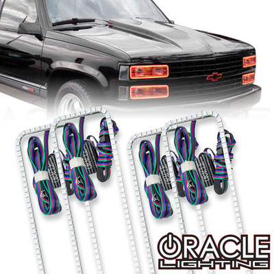 Oracle Lighting 1992-1994 Chevrolet Blazer Dual LED Headlight Halo Kit (2278-330, 2278-333, 2278-334, 2278-335, 2278-504)