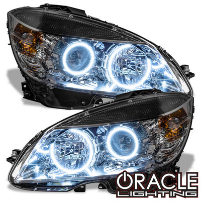 Oracle Lighting 2008-2011 Mercedes Benz C-Class LED Headlight Halo Kit (2291-001, 2291-330, 2291-333, 2291-334, 2291-335, 2291-504)