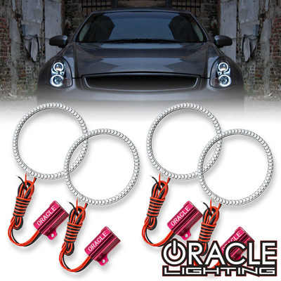 Oracle Lighting 2006-2007 Infiniti G35 Coupe LED Headlight Halo Kit (2321-001, 2321-330, 2321-333, 2321-334, 2321-335, 2321-504)