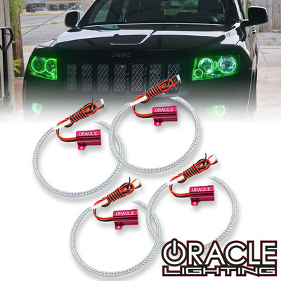 Oracle Lighting 2011-2013 Jeep Grand Cherokee LED Halo Headlight Kit (2336-001, 2336-002, 2336-007, 2336-330, 2336-333, 2336-334, 2336-335, 2336-504)
