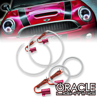 Oracle Lighting 2009-2013 Mini Cooper LED Headlight Halo Kit (2369-001, 2369-330, 2369-333, 2369-334, 2369-335, 2369-504)