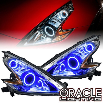 Oracle Lighting 2009-2021 Nissan 370Z LED Headlight Dual Halo Kit (2380-001, 2380-003, 2380-330, 2380-333, 2380-334, 2380-335, 2380-504)