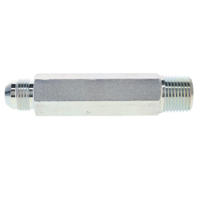 Opens dialog Midland Industries 2404-LL-06-06 - Extra Long Straight Connector, 3/8" Male 37° JIC Flared x 3/8"