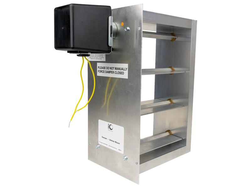 Io Hvac Controls HD-2810-BM Rectangular 28 x 10 Zone Damper-BM