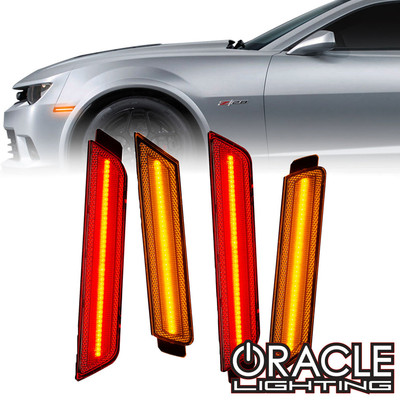 Oracle Lighting 2010-2015 Chevrolet Camaro Concept LED Sidemarker Set Clear Lens (3101-019)