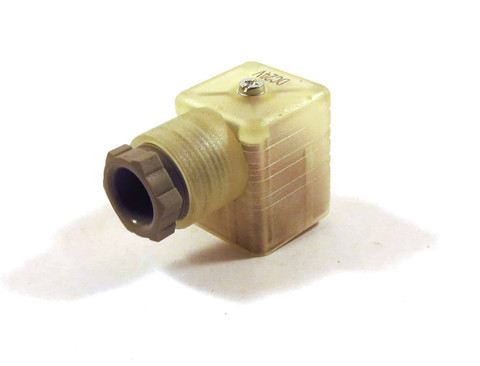 Yuken Lighted DIN Connector 24 VDC High-Visibility Indicator (GDML-211-3-11)