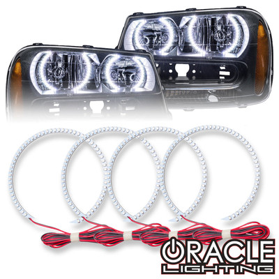 Oracle Lighting 2002-2009 Chevrolet TrailBlazer LED Headlight Halo Kit (3972-001, 3972-002, 3972-330, 3972-333, 3972-334, 3972-335, 3972-504)