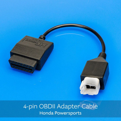 HP Tuners OBD2 Adapter Cable Ð Honda Powersports Ð 4 Pin (H-002-11)