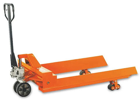 Noblelift Special Hydraulic Pallet Jack 4400 lbs 33x48 Roll/Reel Carrier (ACR44-3348-2431)