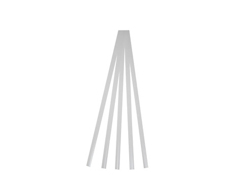 Polyvance Polyethylene (Ldpe) Plastic Rod, 3/8" X 1/16", 5Ft, Nc (R04-04-01-NT)