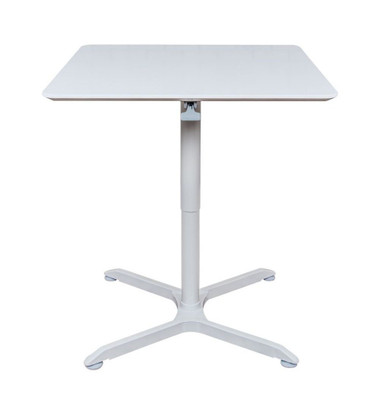 Luxor Workspaces 32"" Pneumatic H Adjustable Square Caf Table (LX-PNADJ-32SQ)