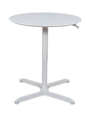 Luxor Workspaces 36" Pneumatic H Adjustable Round Caf Table (LX-PNADJ-36RD)