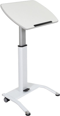Luxor Workspaces Pnematic Height Lectern (LX-PNADJ-WH)