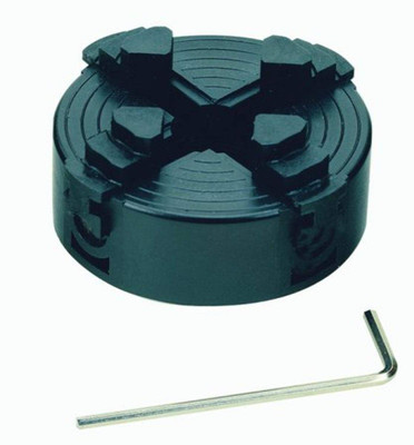 Proxxon Four Jaw Chuck For Lathe Db 250, Black (27024)