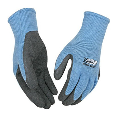 Kinco Womens Med Warm Grip Knit Shell & Sandy Nitrile Gloves (1790W-M)