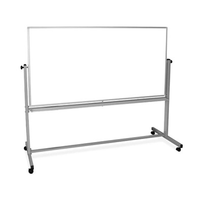 Luxor Workspaces 72"W X 48"H Double-Sided Magnetic Whiteboard (MB7248WW)