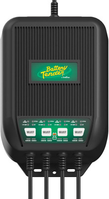 Battery Tender WaveCharge 12A 4-Bank Charger, 3A per bank, 6V/12V (022-1004-DL-WH)