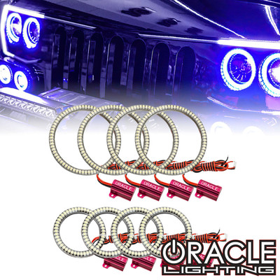 Oracle Lighting JK JL JT Vector™ Series Grill LED Halo Kit (5835-001, 5835-330, 5835-333, 5835-334, 5835-335, 5835-504)
