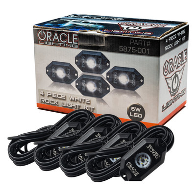 Oracle Lighting White Underbody Wheel Well Rock Light Kit - 4 Piece (5875-001)