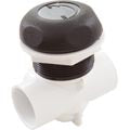Waterway Plastics 600-4381 On/Off Valve 1 Blk Horizontal Dual Port