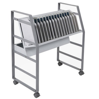 Luxor Workspaces Rolling 16 Tablet/Chromebook Open Charging Cart, Frame (LOTM16)