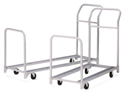 Raymond Products Folded Chair Tote, 4" Wheels, 300 Lbs, Gray, 67"Lx22"W (630)