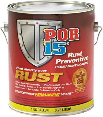 POR-15 Rust Preventive Coating - 1 Gallon - SemiGloss Black (45401)
