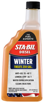 Sta-Bil Diesel Winter Ant-Gel Lubrication - Prevents Fuel Gelling 32 Oz. (15215)