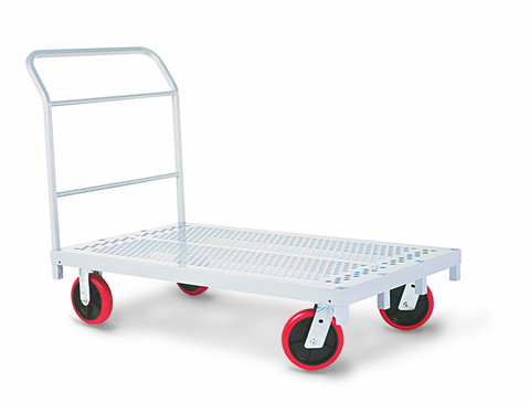 Raymond Products Hd Platform Truck, 8"X2" Quiet Caster, 2400 Lbs, 54"X30" (3958)