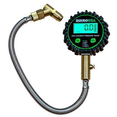 Rhino USA 250 PSI Digital Heavy Duty Tire Pressure Gauge (AC-TG250-DIGI)