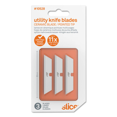 Slice Ceramic Replacement Blade Pointed Tip 1" Depth - 3 Pack (10528)