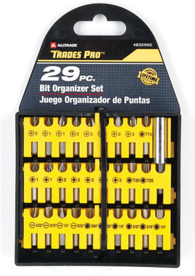 Tradespro Bit Driver & Bit Organizer Set _ 29 Pc (835992)