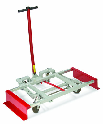 Raymond Products Steel Adj Cube Desk Lift 600Lb 6.25"H Hard Rubber Wheels (4108)