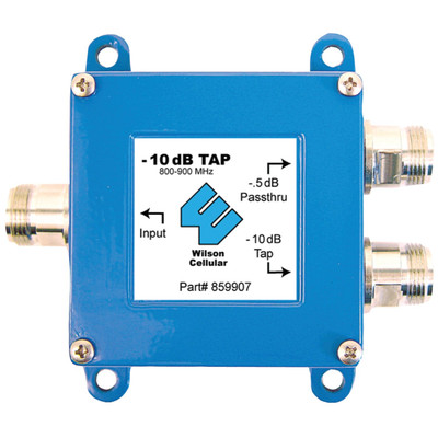 weBoost 10 Db 800 Mhz Tap W/ 0.5 Db Pass Thru W/ N F Connectors (859907)