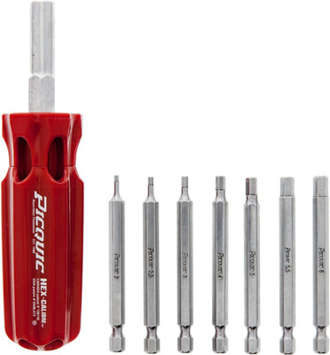 Picquic Hexcalibre Metric Hex Keys - 2, 2.5, 3, 4, 5, 5.5, 6 B (88154B)